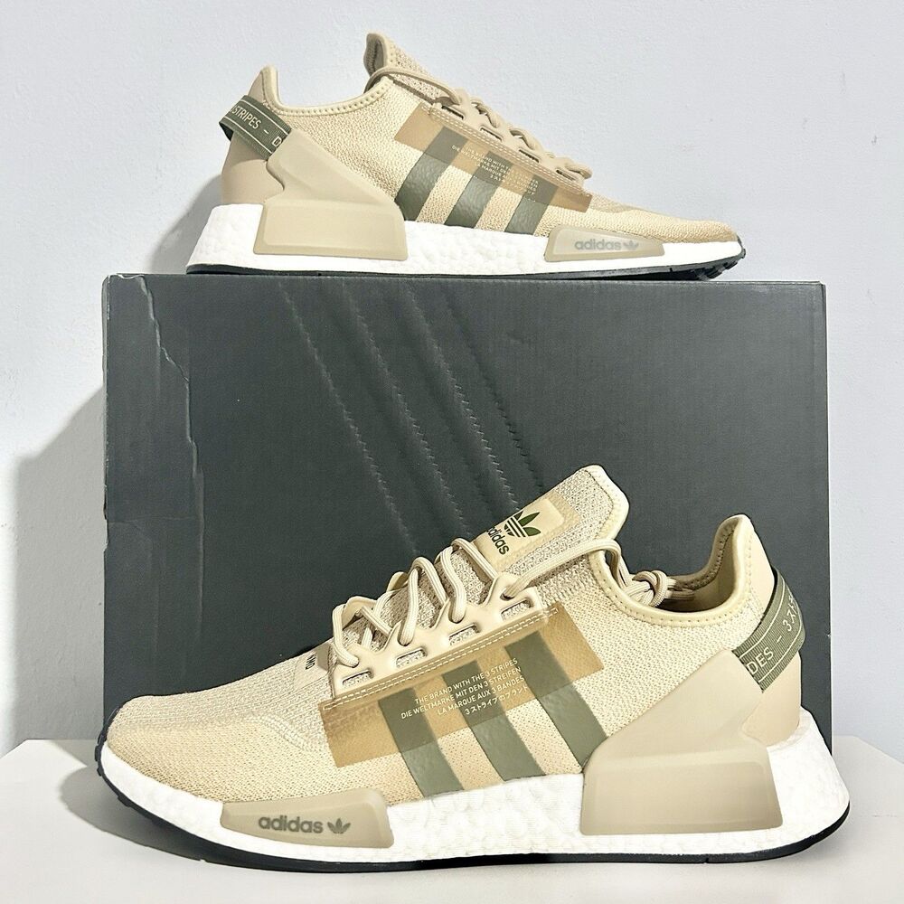 Adidas NMD_R1 V2 “Beige Tone Focus Olive” Men’s Size 11.5 Lifestyle Sneakers
